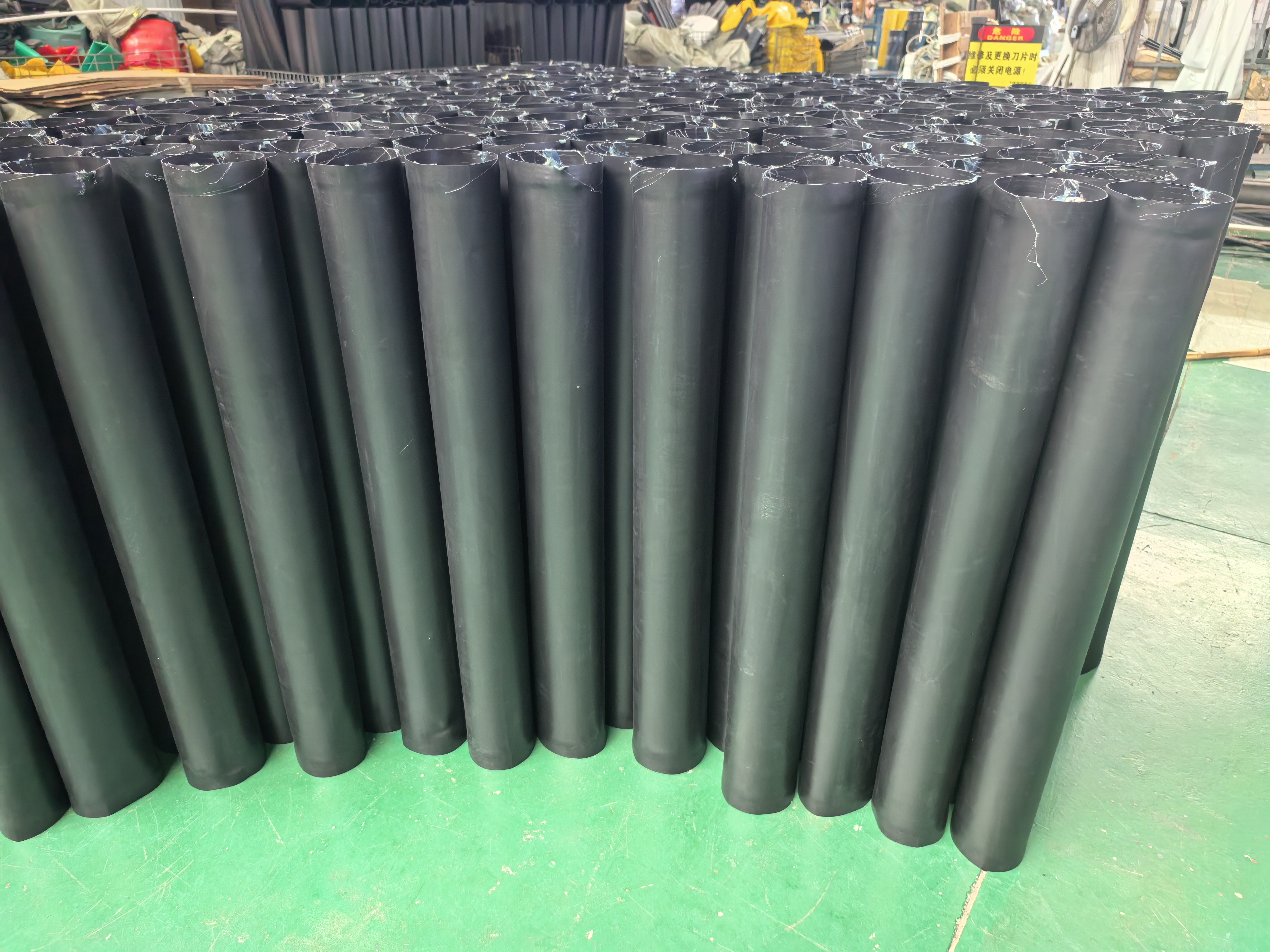 Glue coated medium wall tube